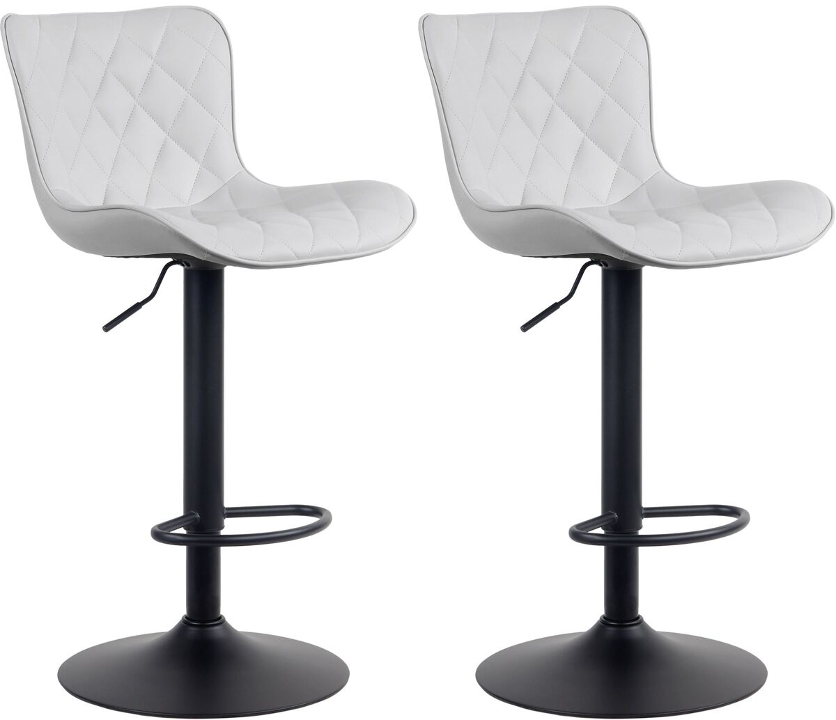 Set de 2 taburetes de bar emma 83x48x54 cm