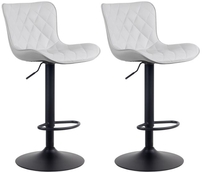 Set de 2 taburetes de bar emma 83x48x54 cm
