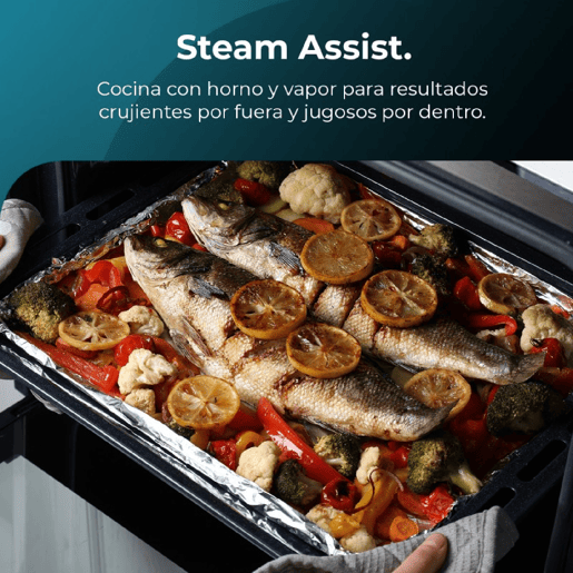 Cecotec Forno de encastrar Bolero Hexa C126000 Mirror A 77 l de capacidade, 4 funções, 2800 W.