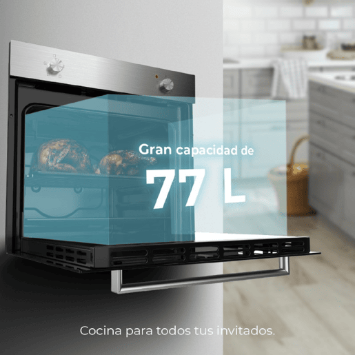 Cecotec Forno de encastrar Bolero Hexa C126000 Mirror A 77 l de capacidade, 4 funções, 2800 W.