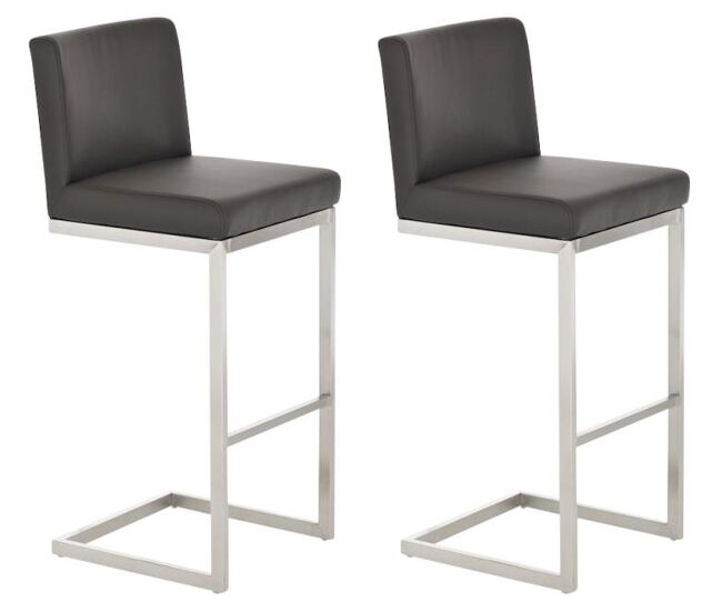 Set de 2 taburetes paros 104x42x48 cm