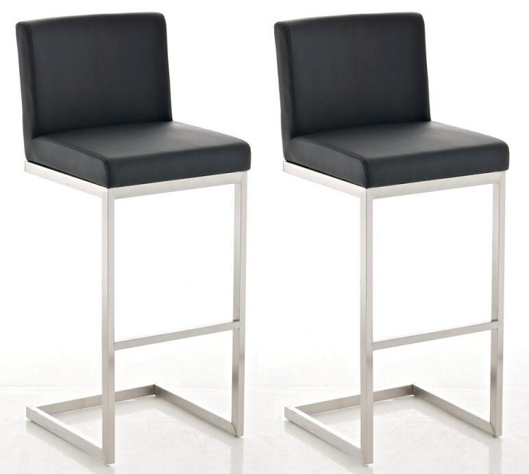 Set de 2 taburetes paros 104x42x48 cm