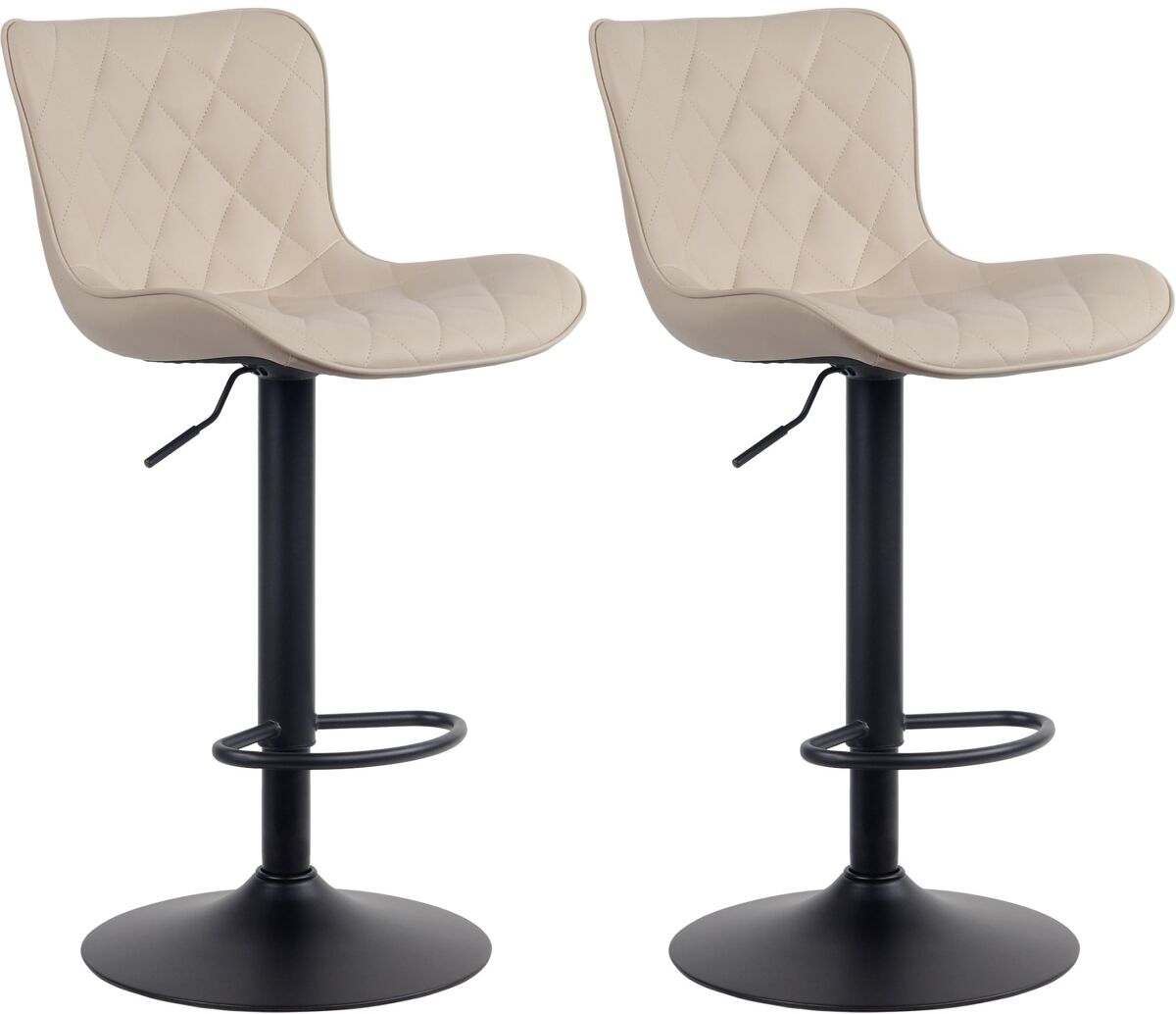 Set de 2 taburetes de bar emma 83x48x54 cm