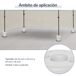 Soportes para Pabellón PE Outsunny Soportes para Pabellón PE Outsunny Blanco