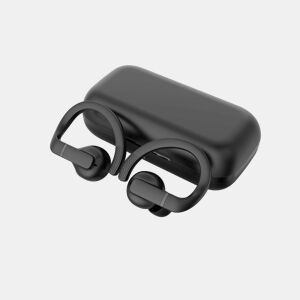 Fones de ouvido esportivos TWS com gancho esportivo Daewoo DW2003, Cor Preto.