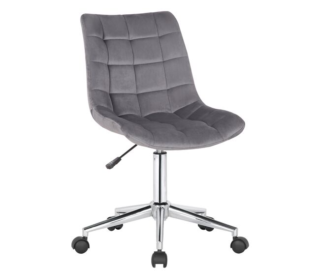 Silla de oficina medford en terciopelo 81x46x62 cm