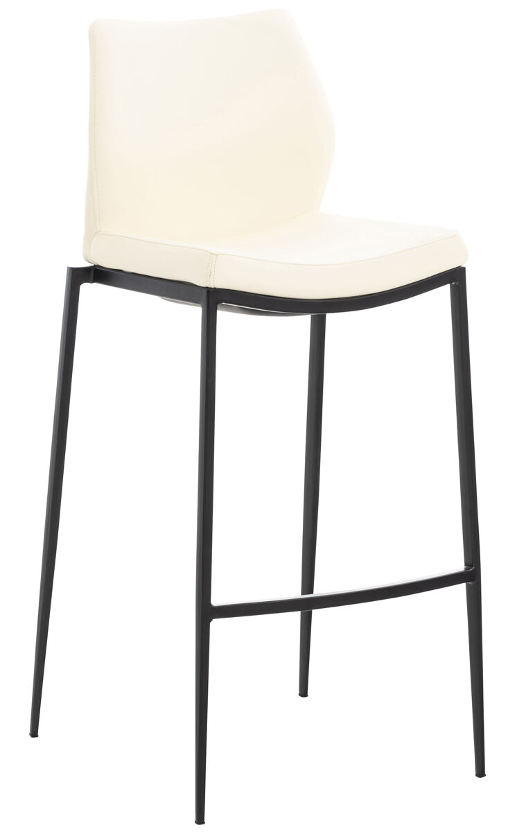 Taburete matola tapizado en cuero sintético 107x47x53 cm