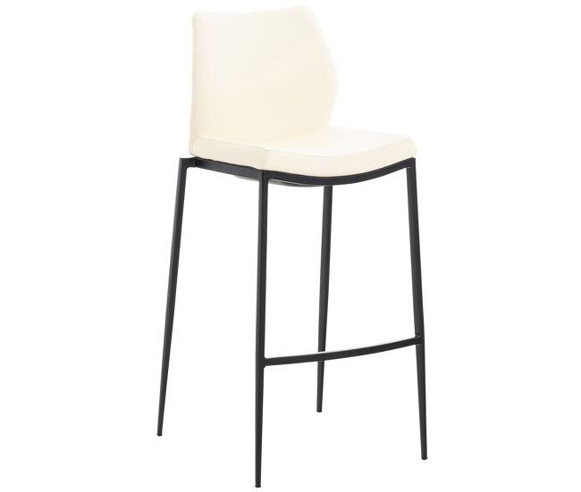 Taburete matola tapizado en cuero sintético 107x47x53 cm
