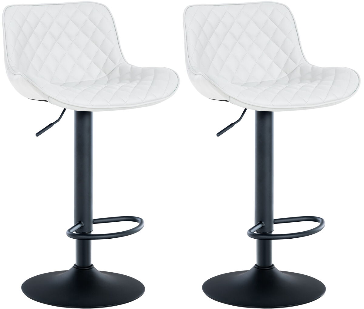 Set de 2 taburetes de bar minosa 81x48x54 cm