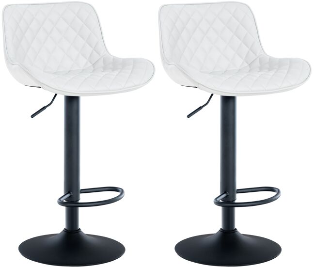 Set de 2 taburetes de bar minosa 81x48x54 cm