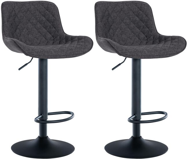 Set de 2 taburetes de bar minosa 81x48x54 cm