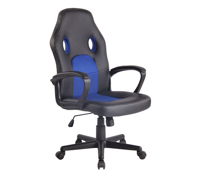 Silla de oficina elbing en cuero pu 106x61x59 cm