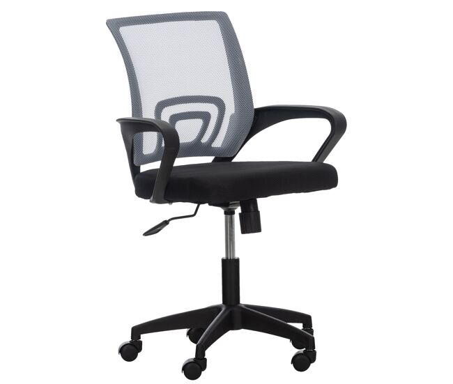 Silla de oficina auburn con funda de malla 84x62x50 cm