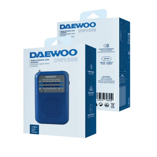 Rádio Portátil com Alto-falante DW1008
