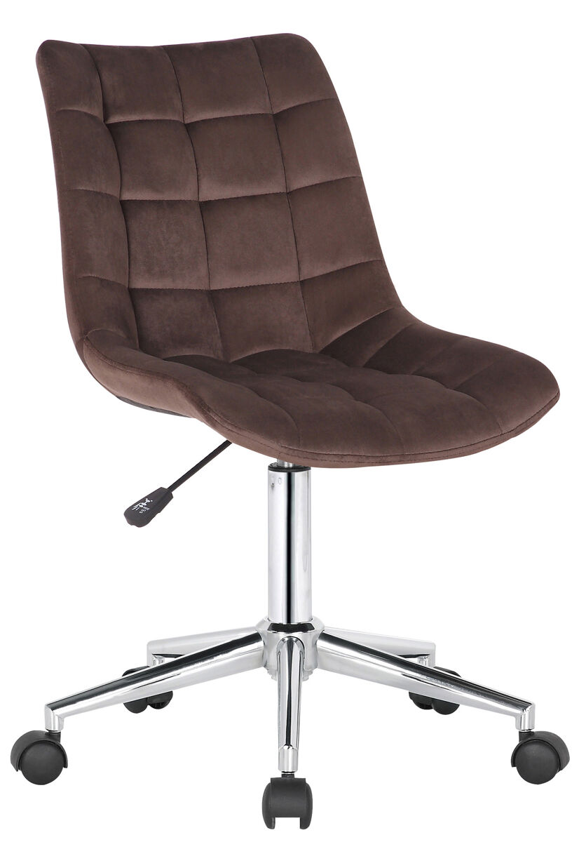 Silla de oficina medford en terciopelo 81x46x62 cm