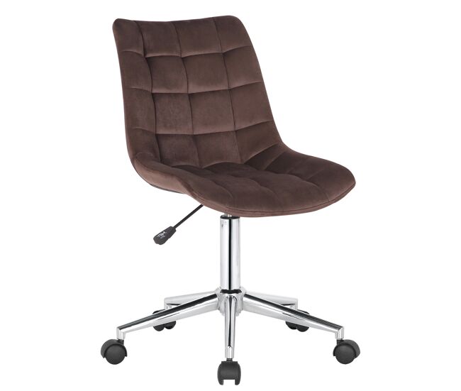 Silla de oficina medford en terciopelo 81x46x62 cm