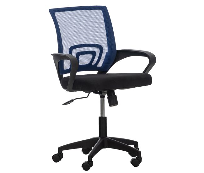 Silla de oficina auburn con funda de malla 84x62x50 cm