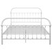 Estructura de cama de metal 160x200 Estructura de cama de metal 160x200 Blanco