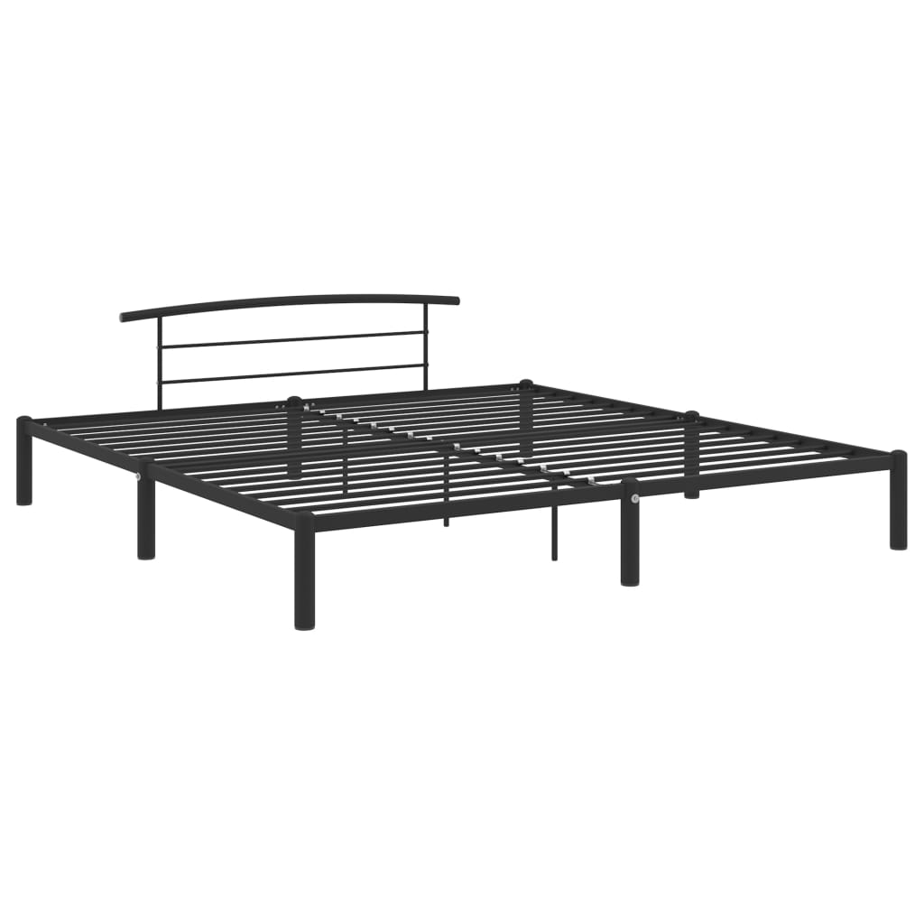 Estructura de cama 200x200 Negro