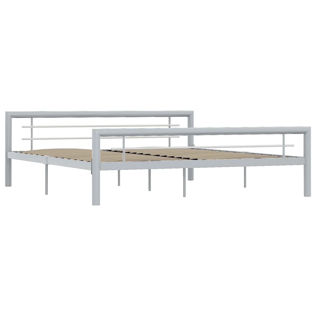 Estructura de cama de metal 180x200 Gris