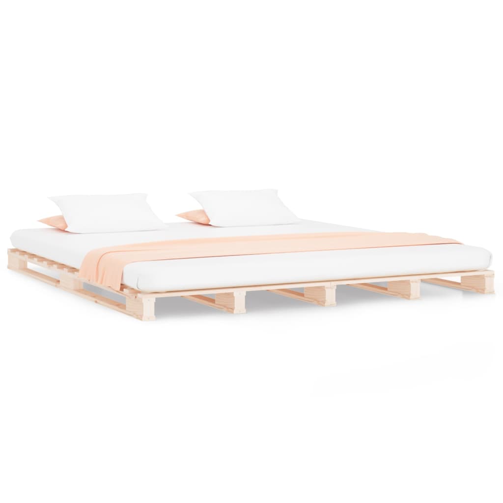 Cama 200x200 Marrón Claro