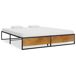 Estructura de cama de metal 180x200 Estructura de cama de metal 180x200 Negro
