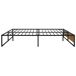 Estructura de cama de metal 180x200 Estructura de cama de metal 180x200 Negro