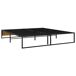 Estructura de cama de metal 180x200 Estructura de cama de metal 180x200 Negro