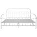Estructura de cama de metal 180x200 Estructura de cama de metal 180x200 Blanco