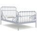 Estructura de cama extensible de metal 130x200 Estructura de cama extensible de metal 130x200 Blanco