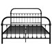 Estructura de cama de metal 120x200 Estructura de cama de metal 120x200 Negro