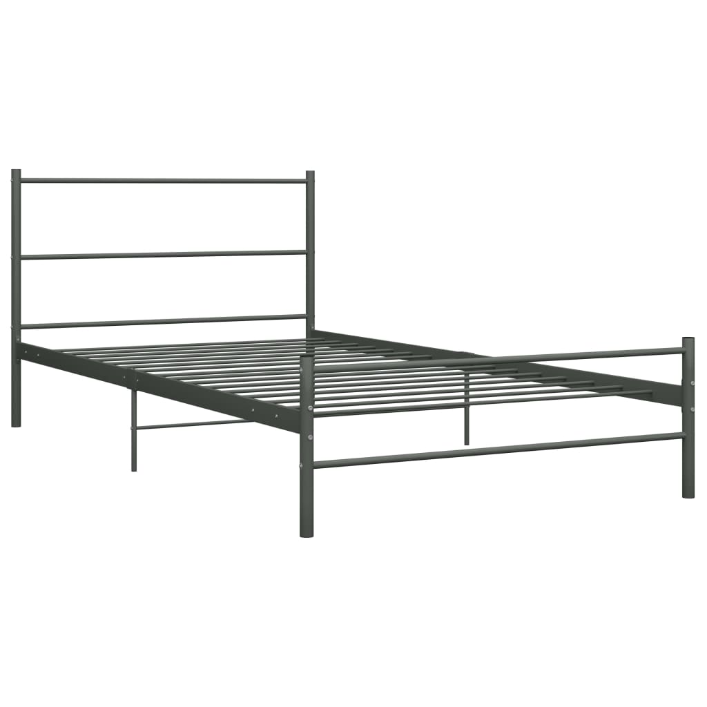 Estructura de cama 100x200 Gris