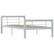 Estructura de cama de metal 100x200 Estructura de cama de metal 100x200 Blanco