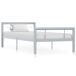 Estructura de cama de metal 100x200 Estructura de cama de metal 100x200 Blanco