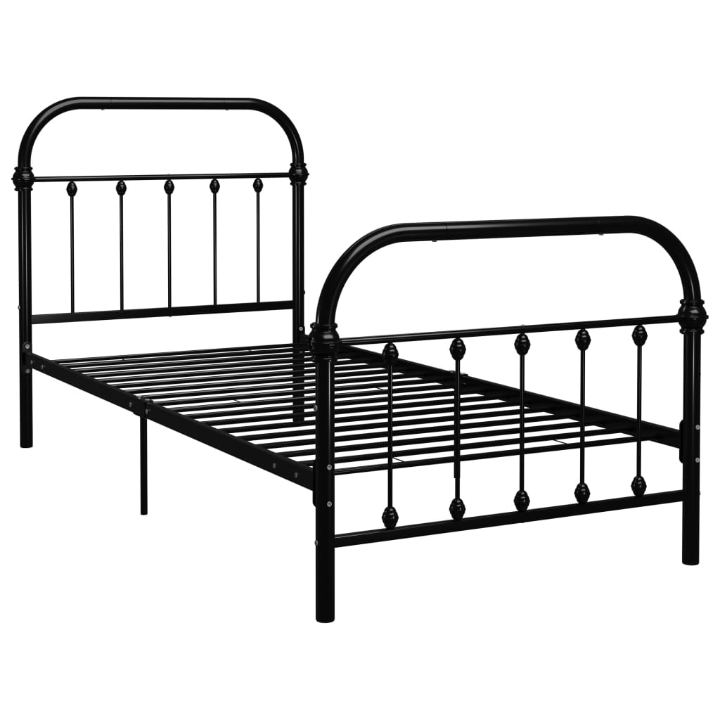Estructura de cama de metal 90x200 cm