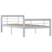 Estructura de cama de metal 90x200 Estructura de cama de metal 90x200 Gris