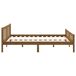 Estructura de cama 120x200 Estructura de cama 120x200 Marrón