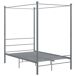 Estructura de cama con dosel metal Estructura de cama con dosel metal