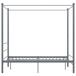 Estructura de cama con dosel metal Estructura de cama con dosel metal