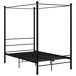 Estructura de cama con dosel metal Estructura de cama con dosel metal