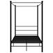 Estructura de cama con dosel metal Estructura de cama con dosel metal