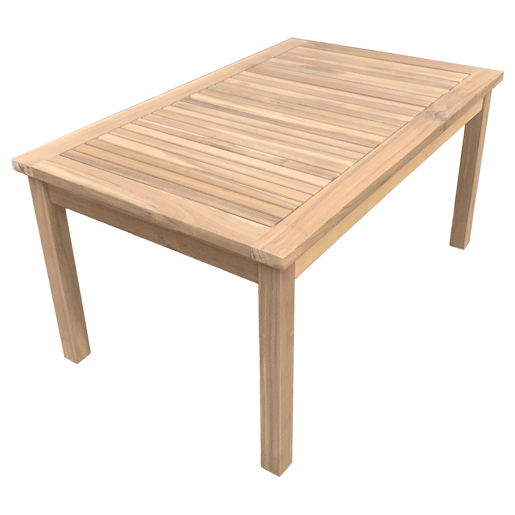 Conjunto de muebles de jardín acacia GOA de 4 plazas - cojines grises
