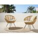 Beliani Silla de jardín MARATEA Beliani Silla de jardín MARATEA Beige