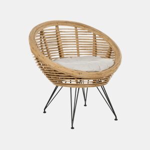 Cadeira de jardim MARATEA Rattan Natural