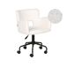 Beliani Silla de oficina SANILAC Beliani Silla de oficina SANILAC Blanco/ Beige