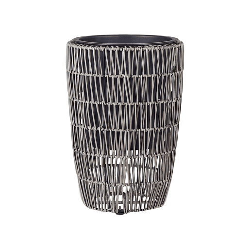 Beliani Conjunto de 2 vasos para plantas CHELONE