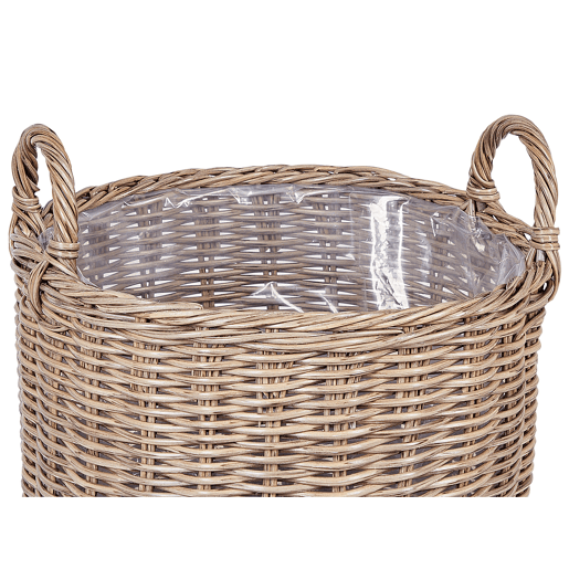 Beliani Conjunto de 3 vasos para plantas PENDULA