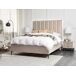 Beliani Cama con almacenaje Terciopelo SEZANNE 150x215 Beliani Cama con almacenaje Terciopelo SEZANNE 150x215 Gris