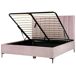 Beliani Cama con almacenaje Terciopelo SEZANNE 190x215 Beliani Cama con almacenaje Terciopelo SEZANNE 190x215 Gris