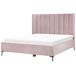 Beliani Cama con almacenaje Terciopelo SEZANNE 190x215 Beliani Cama con almacenaje Terciopelo SEZANNE 190x215 Gris